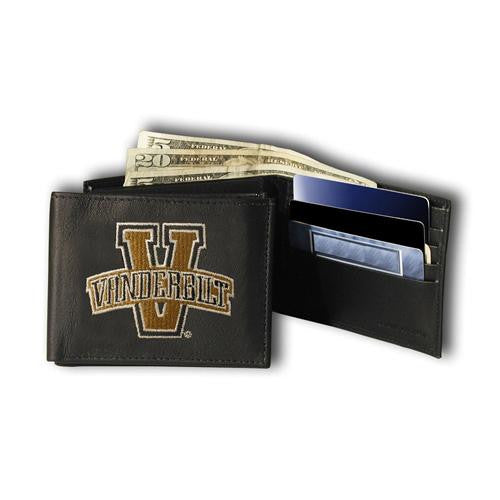 Vanderbilt Commodores NCAA Embroidered Billfold Wallet