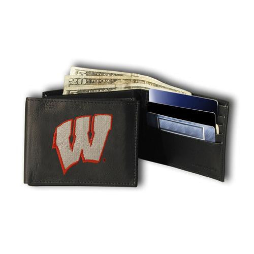 Wisconsin Badgers NCAA Embroidered Billfold Wallet