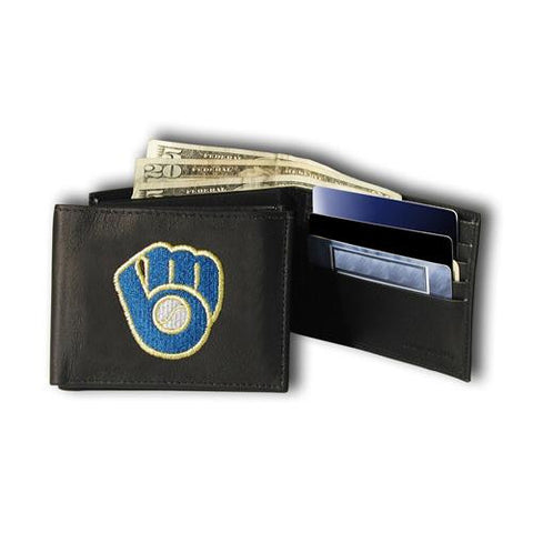 Milwaukee Brewers MLB Embroidered Billfold Wallet