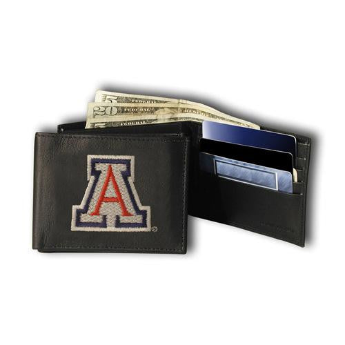 Arizona Wildcats NCAA Embroidered Billfold Wallet