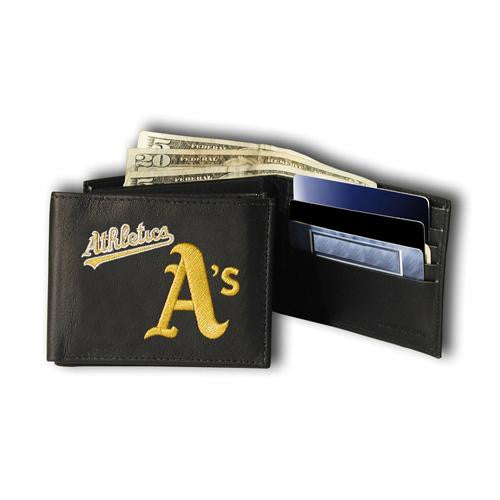 Oakland Athletics MLB Embroidered Billfold Wallet