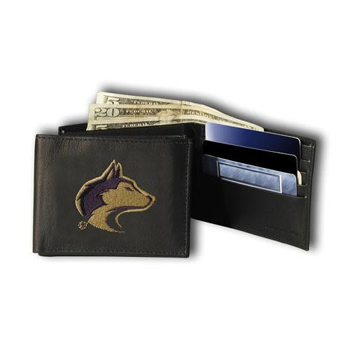 Washington Huskies NCAA Embroidered Billfold Wallet