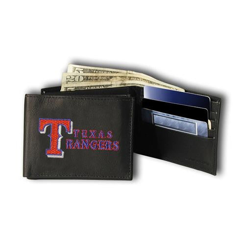 Texas Rangers MLB Embroidered Billfold Wallet
