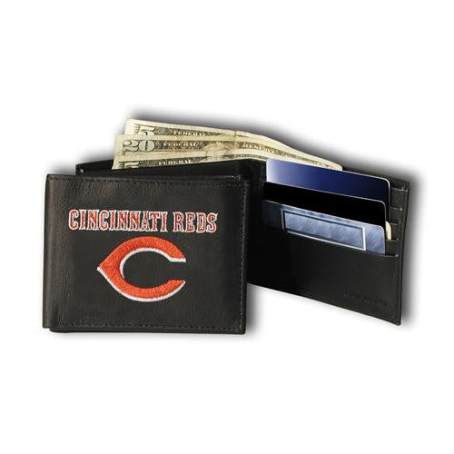 Cincinnati Reds MLB Embroidered Billfold Wallet
