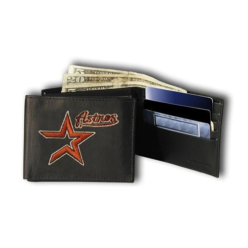 Houston Astros MLB Embroidered Billfold Wallet