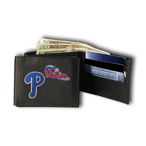 Philadelphia Phillies MLB Embroidered Billfold Wallet