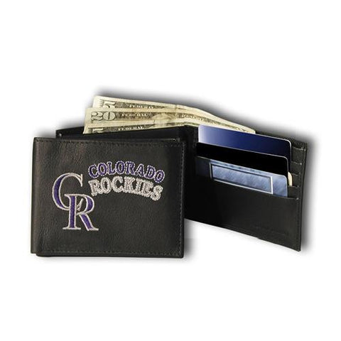 Colorado Rockies MLB Embroidered Billfold Wallet