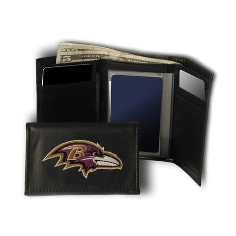 Baltimore Ravens NFL Embroidered Trifold Wallet