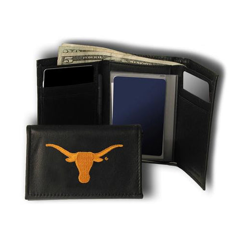 Texas Longhorns NCAA Embroidered Trifold Wallet