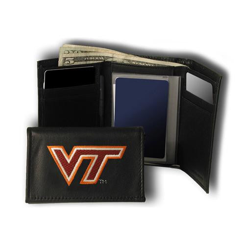 Virginia Tech Hokies NCAA Embroidered Trifold Wallet