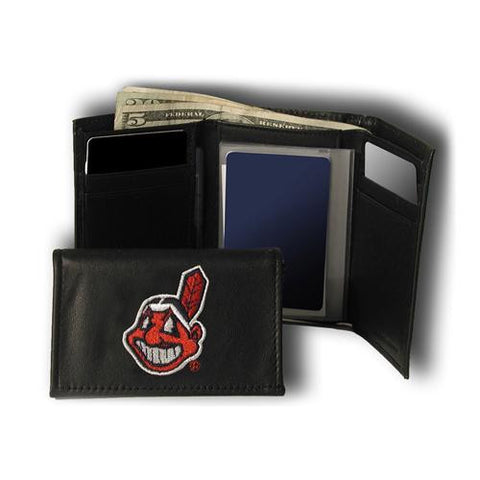 Cleveland Indians MLB Embroidered Trifold Wallet