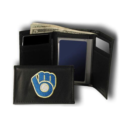 Milwaukee Brewers MLB Embroidered Trifold Wallet
