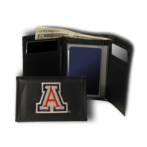 Arizona Wildcats NCAA Embroidered Trifold Wallet