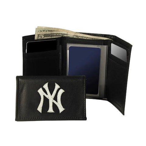 New York Yankees MLB Embroidered Trifold Wallet