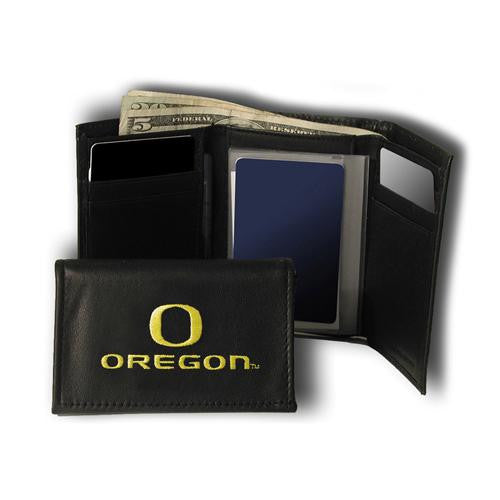 Oregon Ducks NCAA Embroidered Trifold Wallet