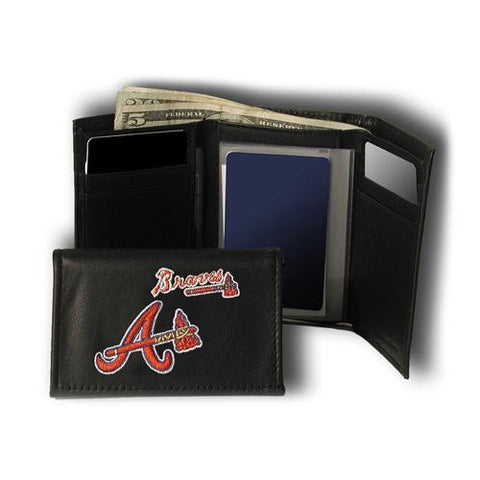 Atlanta Braves MLB Embroidered Trifold Wallet