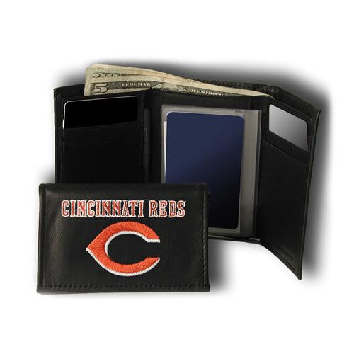 Cincinnati Reds MLB Embroidered Trifold Wallet