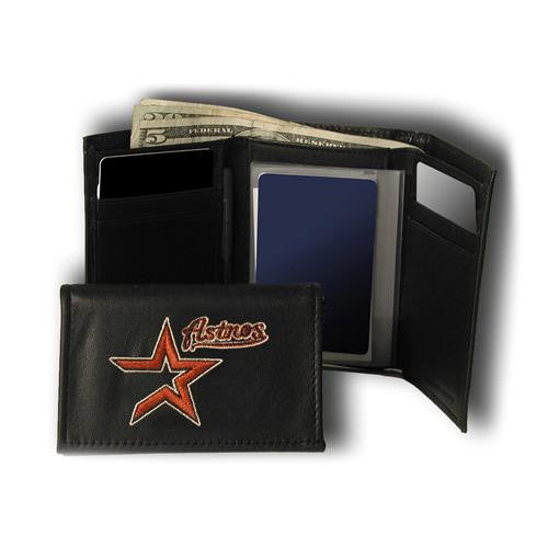 Houston Astros MLB Embroidered Trifold Wallet