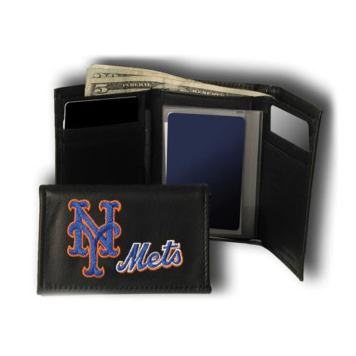 New York Mets MLB Embroidered Trifold Wallet