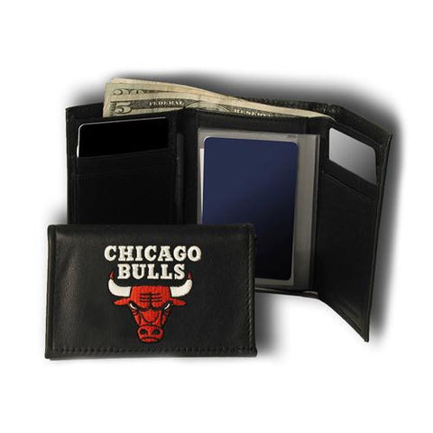 Chicago Bulls NBA Embroidered Trifold Wallet