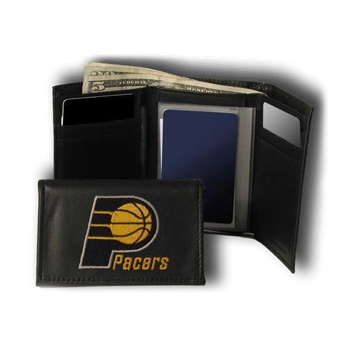 Indiana Pacers NBA Embroidered Trifold Wallet