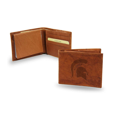 Michigan State Spartans NCAA Embossed Leather Billfold