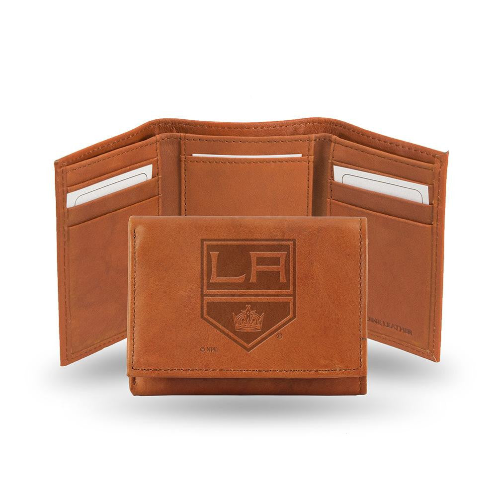 Los Angeles Kings  Tri-Fold Wallet (Pecan Cowhide)