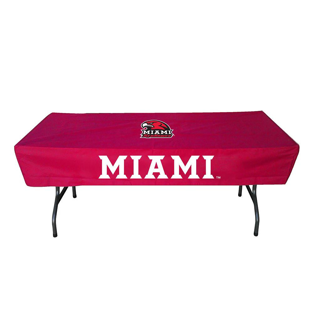 Miami Ohio Redhawks NCAA Ultimate 6 Foot Table Cover