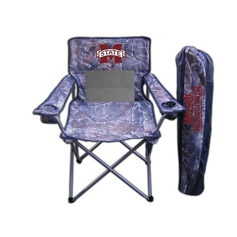 Mississippi State Bulldogs NCAA Ultimate Real Tree Camo Adult Tailgate Chair