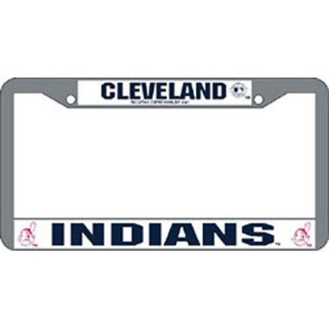 Cleveland Indians MLB Chrome License Plate Frame