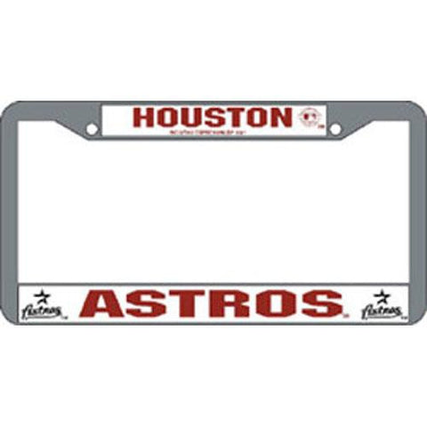 Houston Astros MLB Chrome License Plate Frame