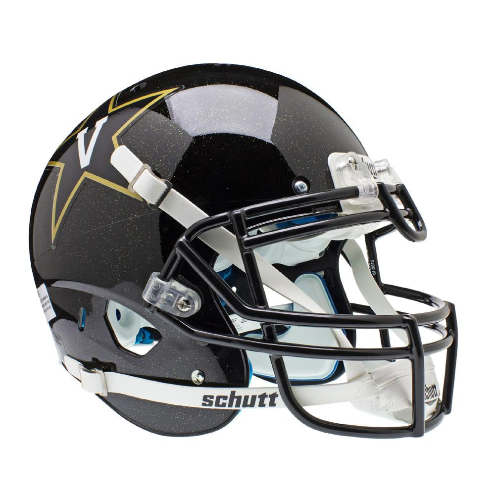 Vanderbilt Commodores NCAA Authentic Air XP Full Size Helmet (Alternate Black 2)