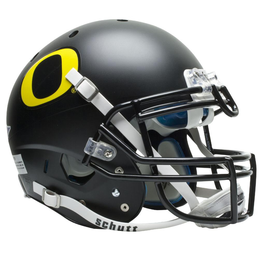 Oregon Ducks NCAA Authentic Air XP Full Size Helmet (Alternate Black w- GD Decal 3)