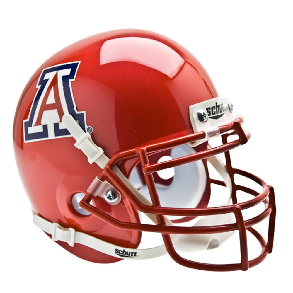 Arizona Wildcats NCAA Authentic Mini 1-4 Size Helmet (Alternate Pearl Scarlet 3)