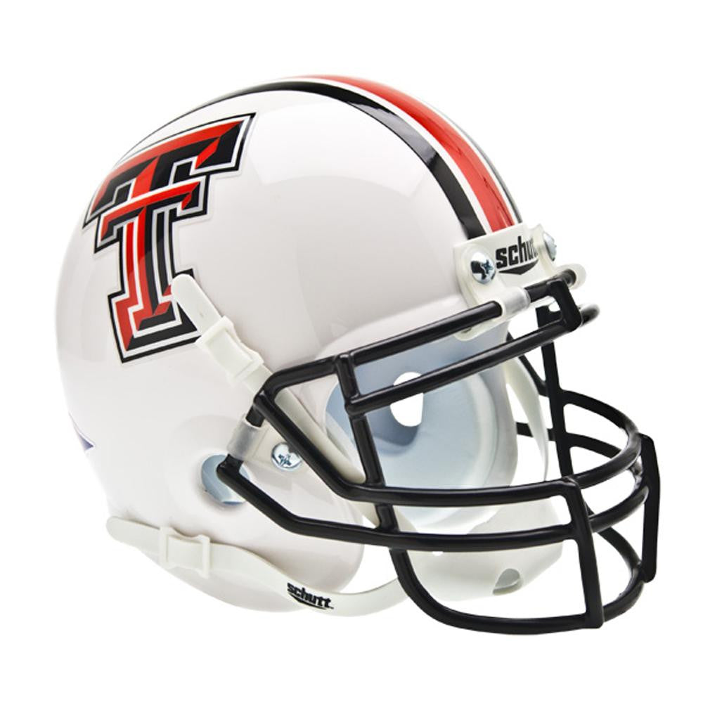 Texas Tech Red Raiders NCAA Authentic Mini 1-4 Size Helmet (Alternate White 1)