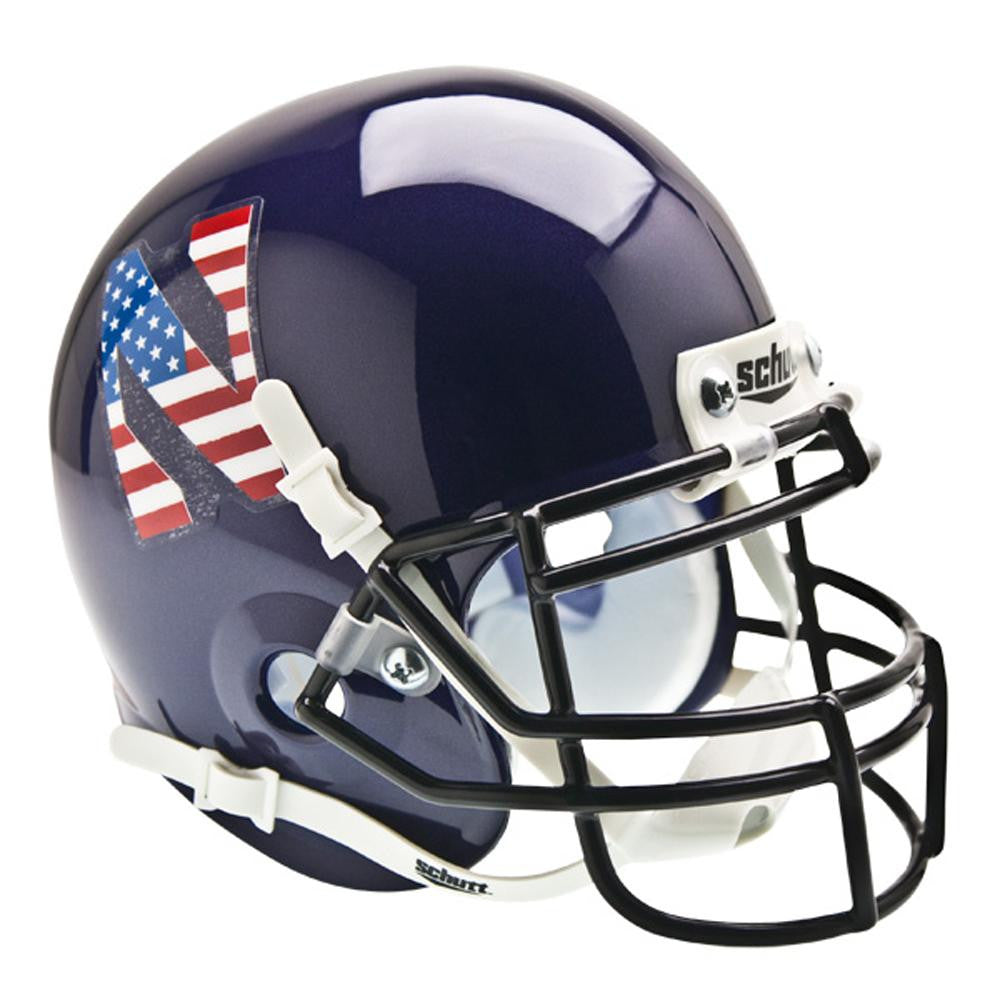 Northwestern Wildcats NCAA Authentic Mini 1-4 Size Helmet (Alternate 1)