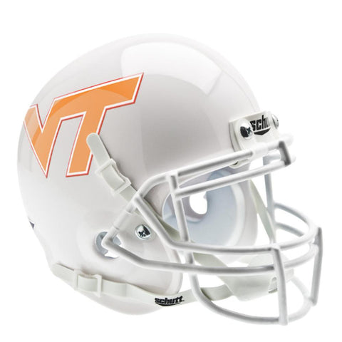 Virginia Tech Hokies NCAA Authentic Mini 1-4 Size Helmet (Alternate White w- VT 7)