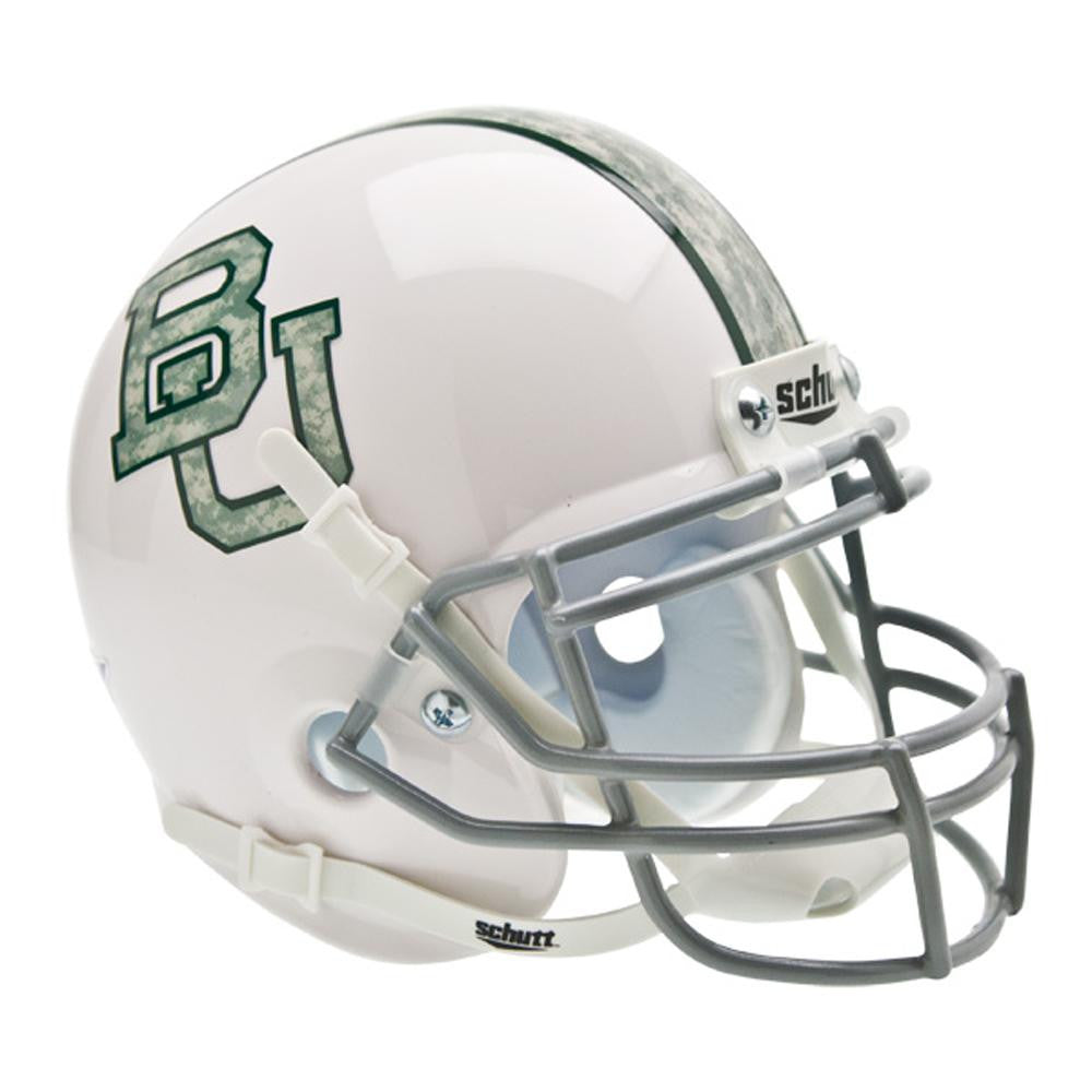 Baylor Bears NCAA Authentic Mini 1-4 Size Helmet (Alternate White Camo 1)