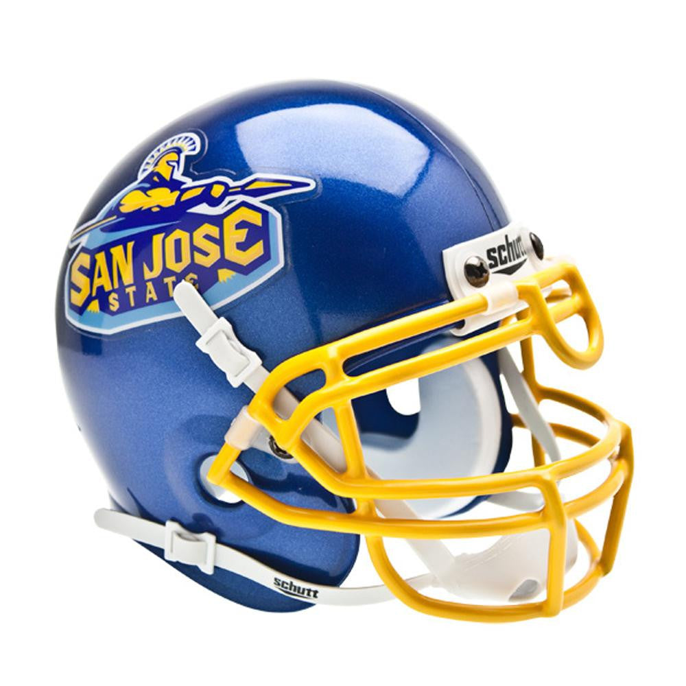 San Jose State Spartans NCAA Authentic Mini 1-4 Size Helmet