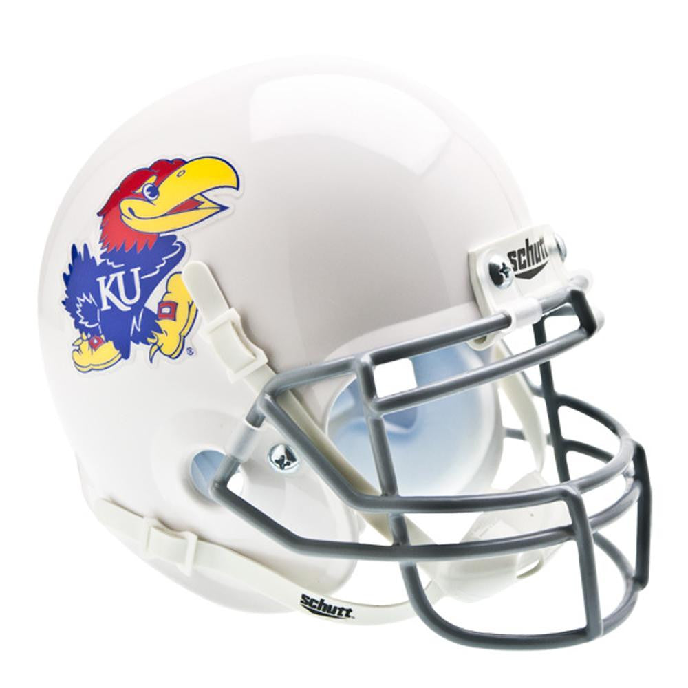 Kansas Jayhawks NCAA Authentic Mini 1-4 Size Helmet (Alternate 1)