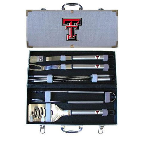 Texas Tech Red Raiders NCAA 8pc BBQ Tools Set