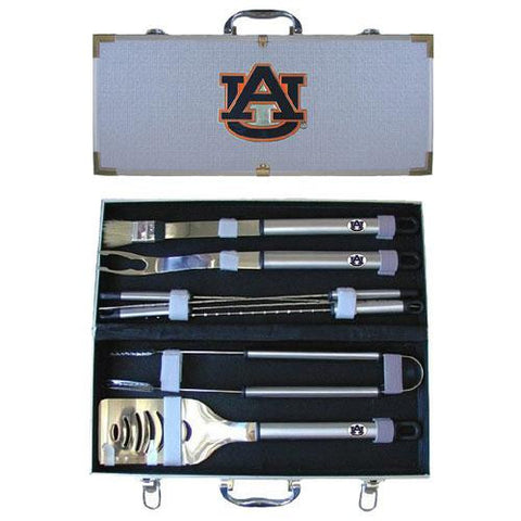 Auburn Tigers NCAA 8pc BBQ Tools Set
