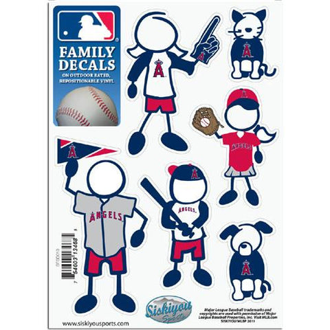 Los Angeles Angels MLB Family Car Decal Set (Small)