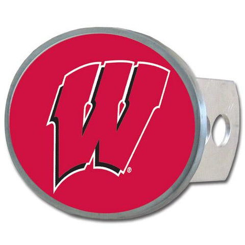 Wisconson Badgers NCAA Oval Hitch Cover