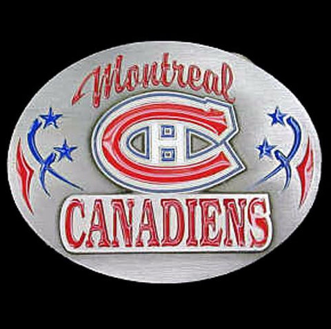 Montreal Canadiens NHL Enameled Belt Buckle