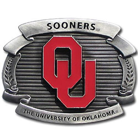 Oklahoma Sooners NCAA Oversized Belt Buckle