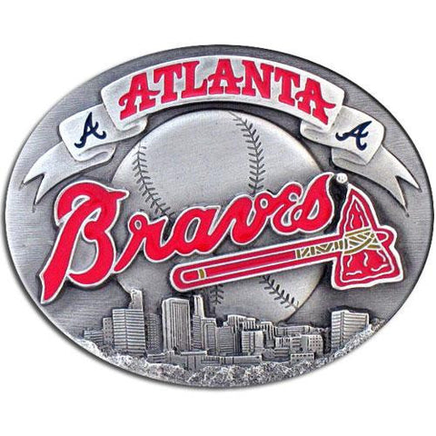 Atlanta Braves MLB Enameled Belt Buckle