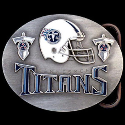 Tennessee Titans NFL Enameled Belt Buckle