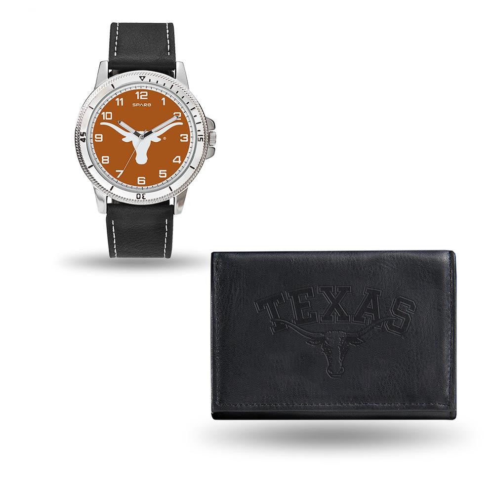 Texas Longhorns NCAA Watch and Wallet Set (Chicago Watch)