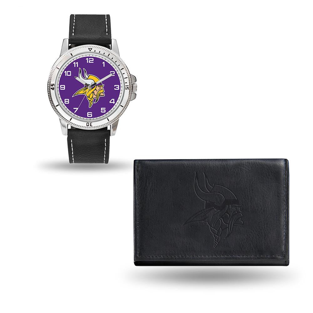 Minnesota Vikings NFL Watch and Wallet Set (Chicago Watch)
